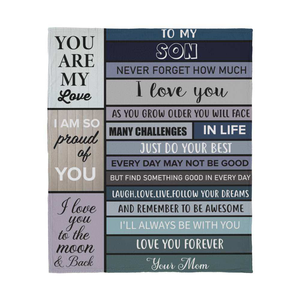 Son - Jersey Sherpa Blanket - Extra thick