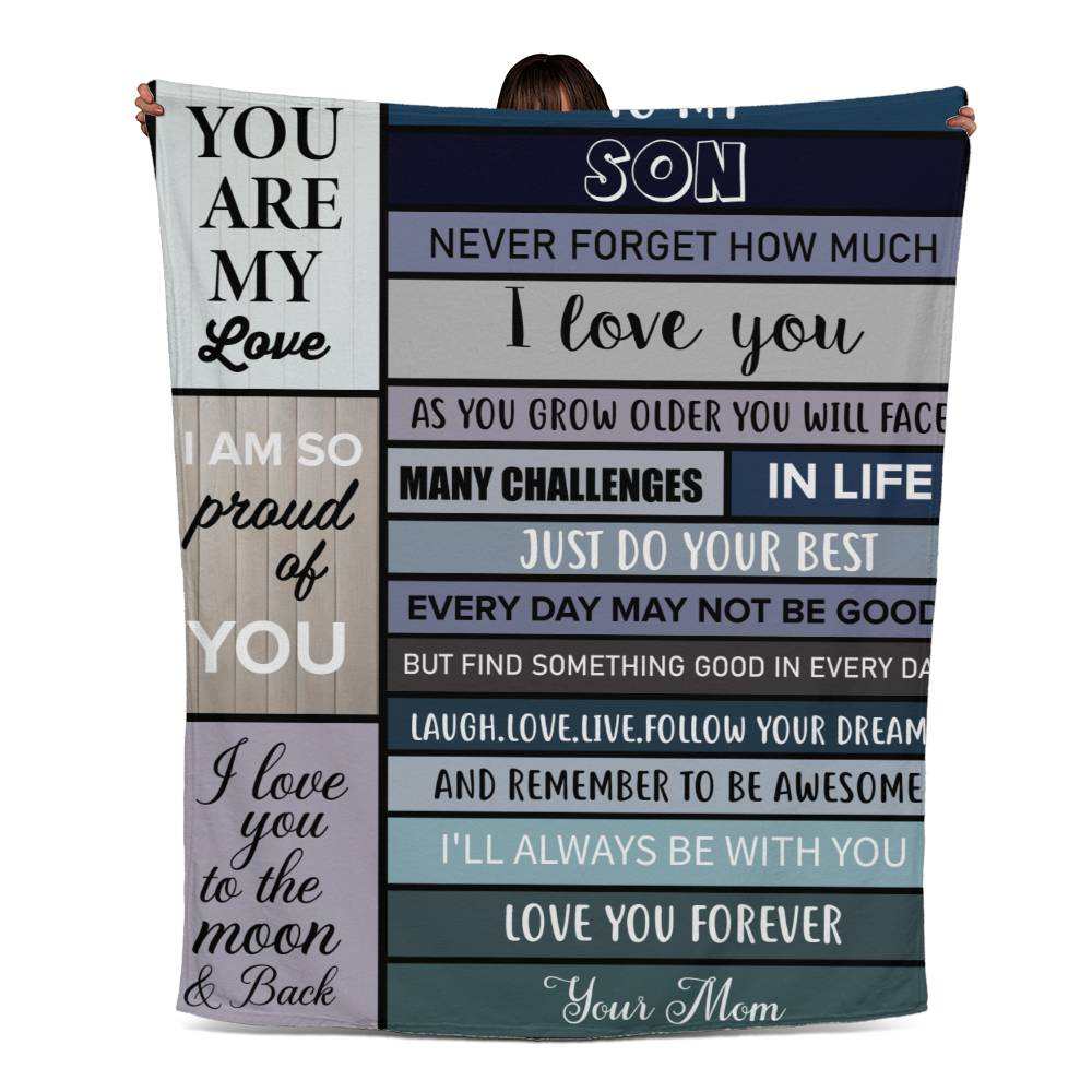 Son - Jersey Sherpa Blanket - Extra thick