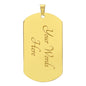 Dog Tag Necklace for Dad. Dad You Are My Hero. - Real Gifts Of Love