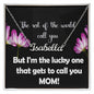 Personalized Name Necklace - Making your own name necklace - the rest of the world call you - Real Gifts Of Love
