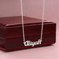 Personalized Name Necklace - Making your own name necklace - the rest of the world call you - Real Gifts Of Love