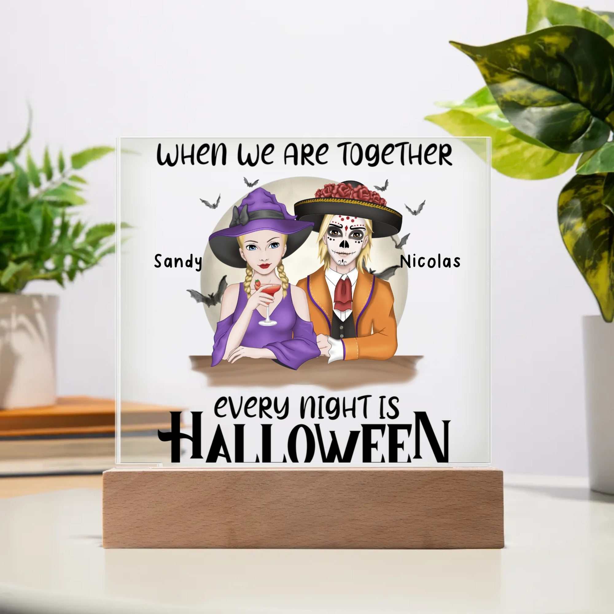 printed square acrylic plaque