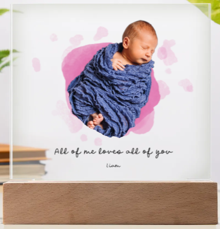 Acrylic Square Plaque -