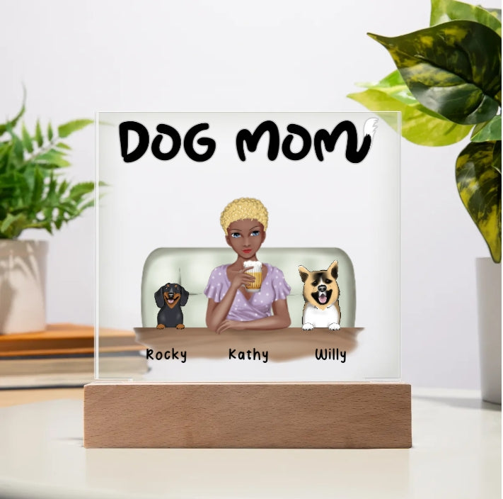 printed square acrylic plaque