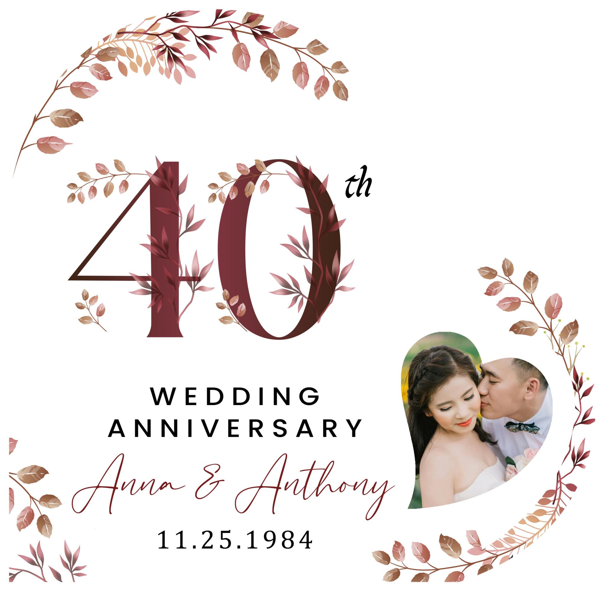 Personalized clear Acrylic Heart Plaque