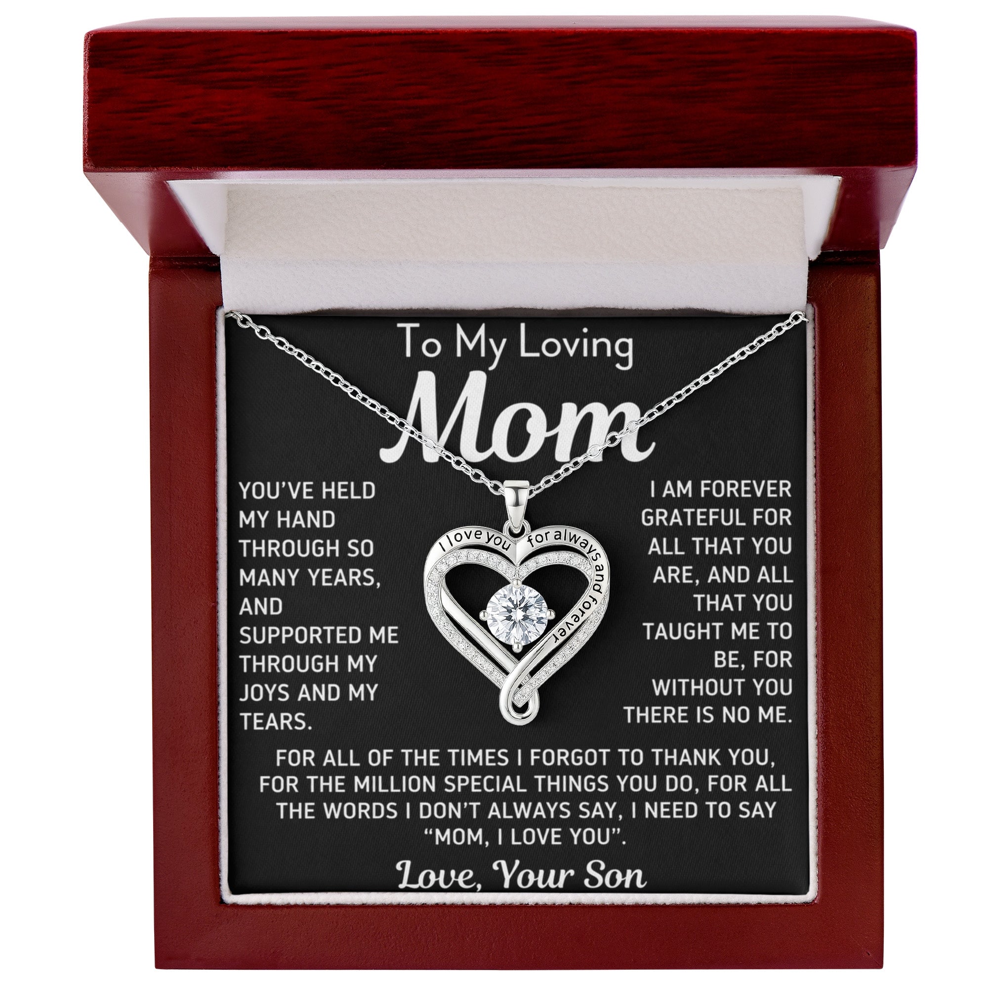 I  Love You Always Necklace MOM - Happy Mother's Day 2