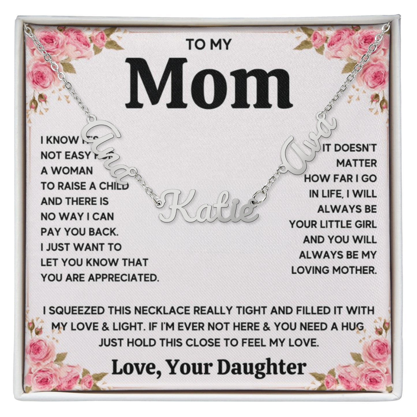 To My Mom - Name Necklace with Name