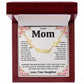 To My Mom - Name Necklace with Name
