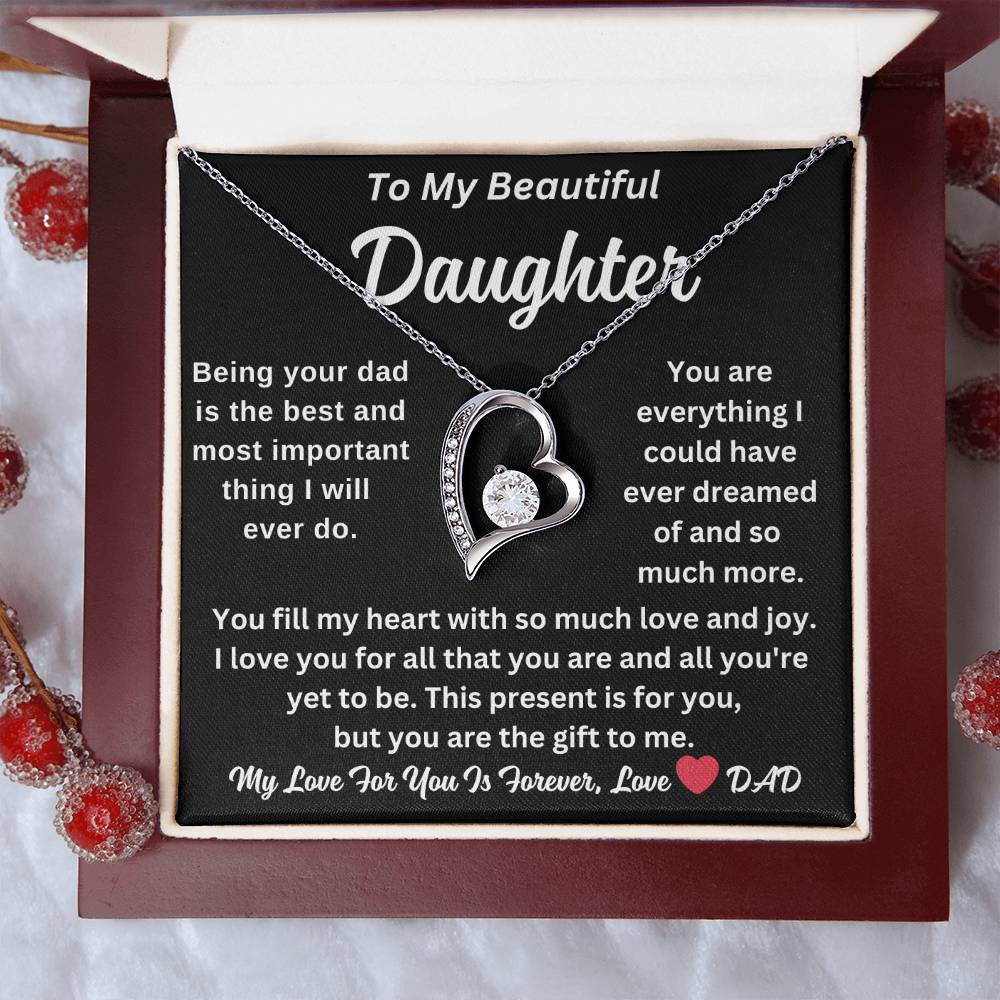 Dad - Heart Necklace