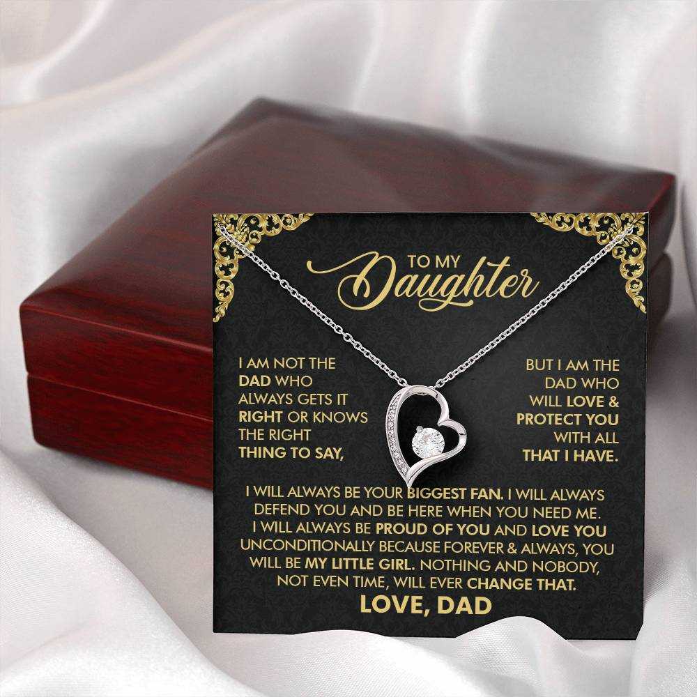 Daughter Gift - A Heartfelt Letter from Dad expressing unconditional love, pride, and protection, perfect for sentimental gifting.