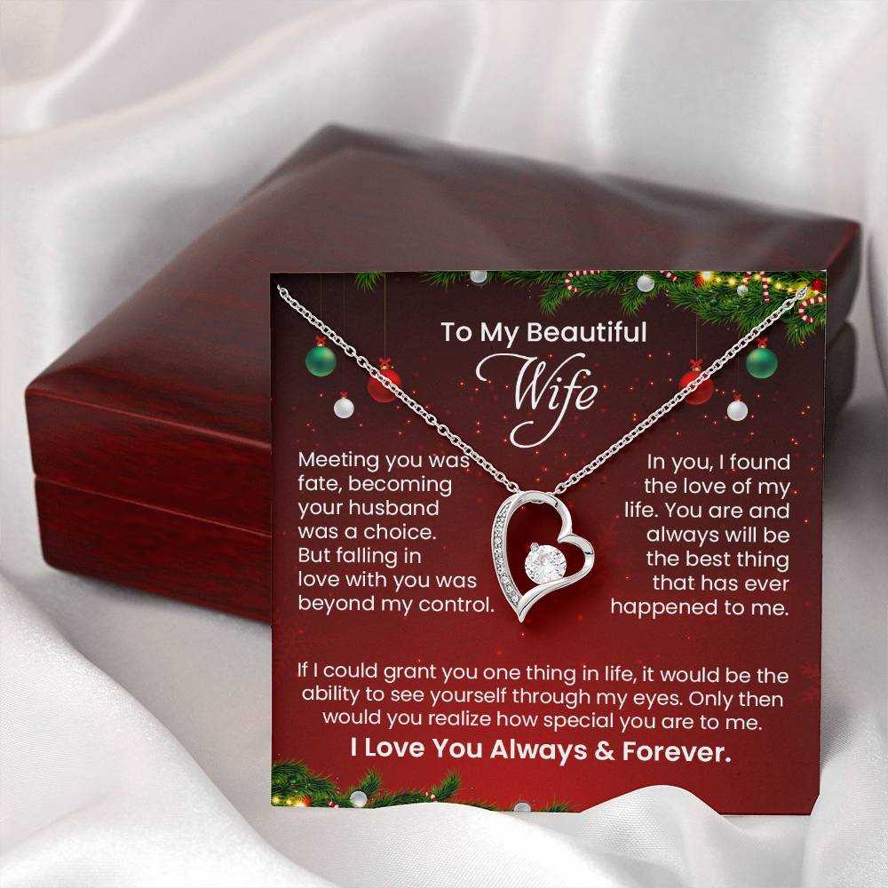 wife love necklace gift