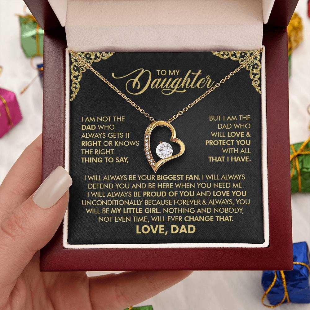 Daughter Gift - A Heartfelt Letter from Dad expressing unconditional love, pride, and protection, perfect for sentimental gifting.