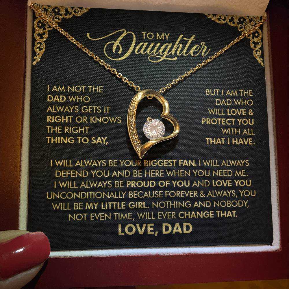 Daughter Gift - A Heartfelt Letter from Dad expressing unconditional love, pride, and protection, perfect for sentimental gifting.