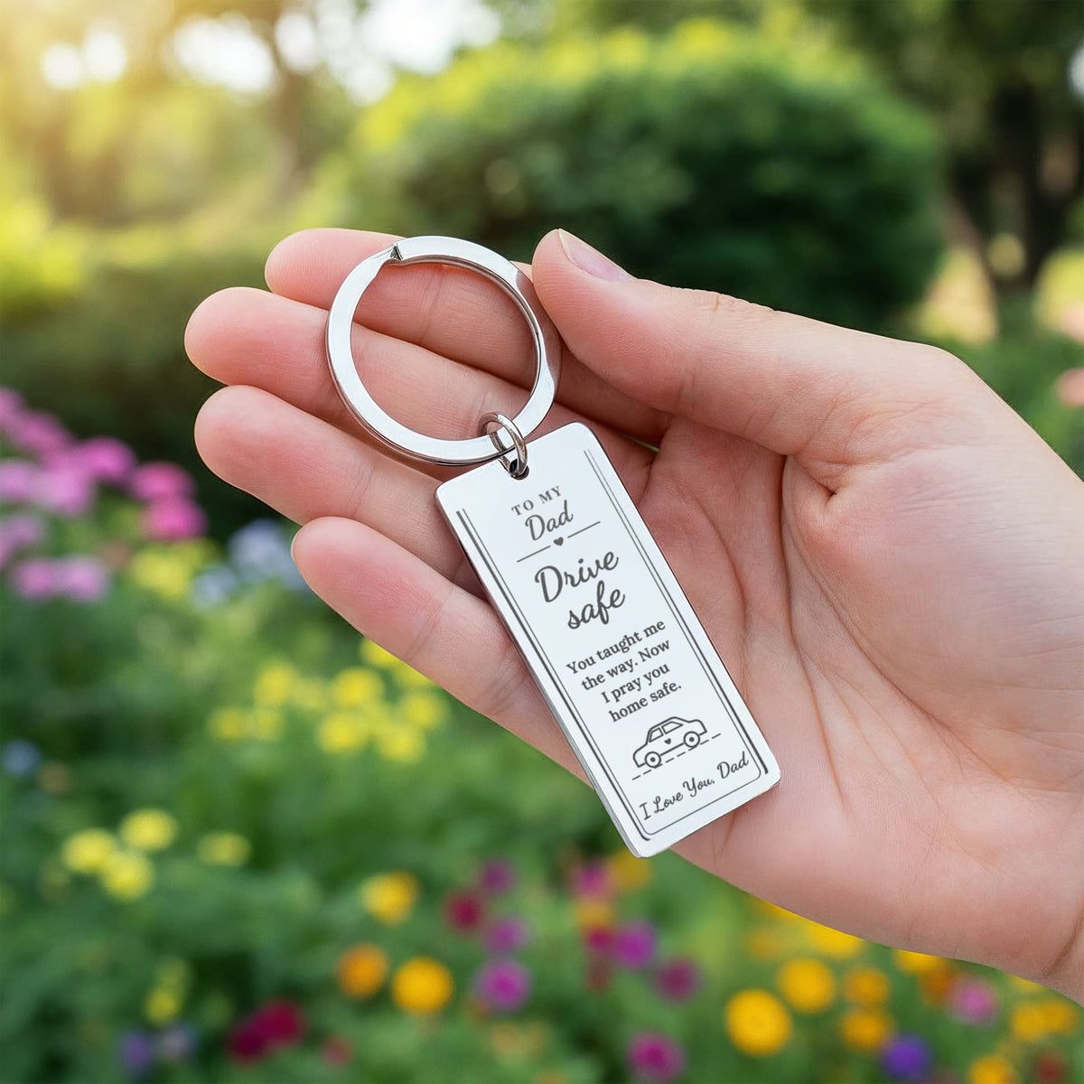 To My Dad - Drive Safe Car Key