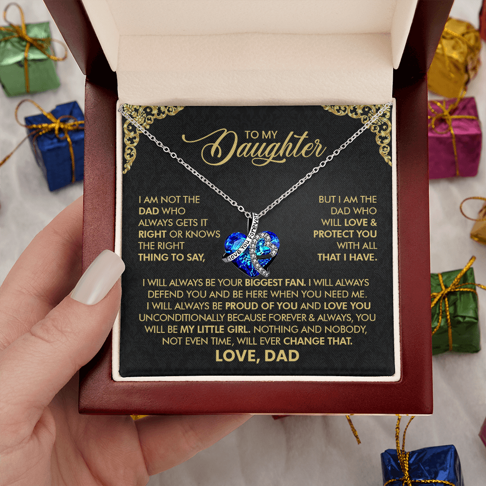 I Love You Forever Necklace - To my Daughter ... Quincy