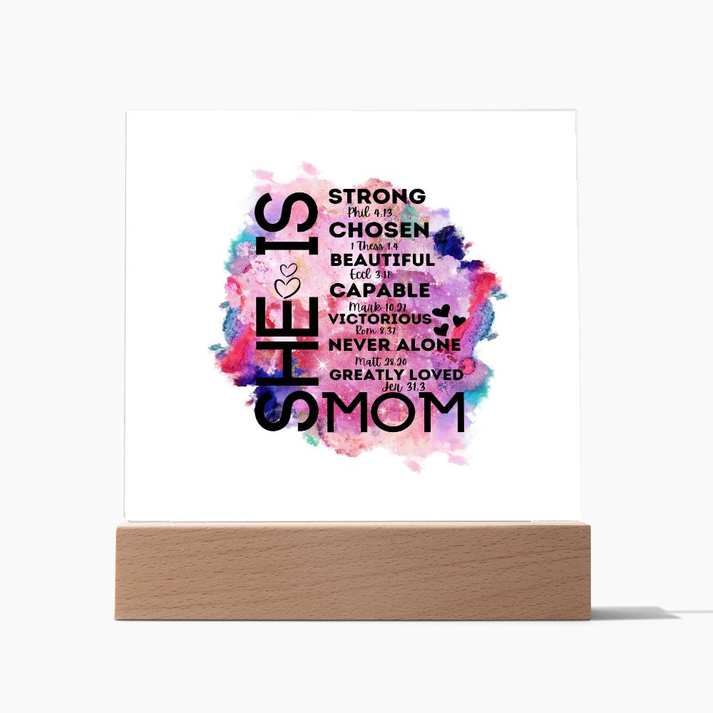 MOM - Square Acrylic Plaque