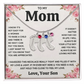 Custom Baby Feet Necklace with Birthstone For Mom from Son