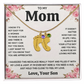Custom Baby Feet Necklace with Birthstone For Mom from Son