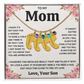 Custom Baby Feet Necklace with Birthstone For Mom from Son