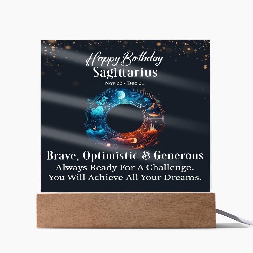 printed square acrylic plaque