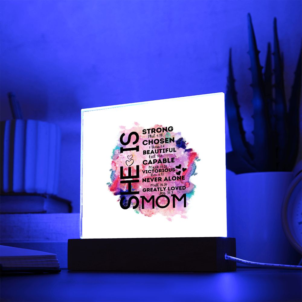 MOM - Square Acrylic Plaque