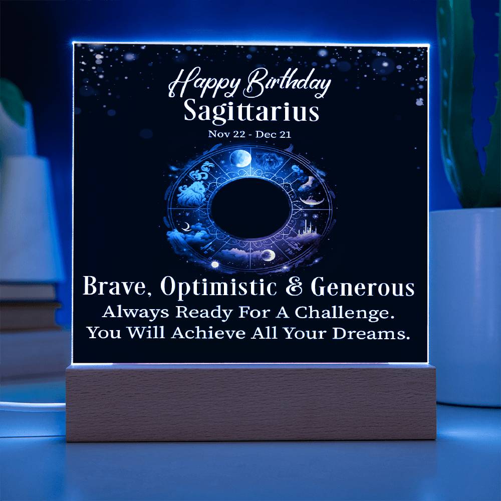printed square acrylic plaque