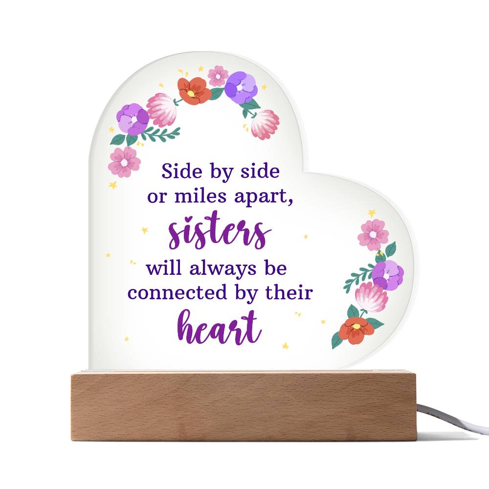 Heart Shape Acrylic Stand - Glow