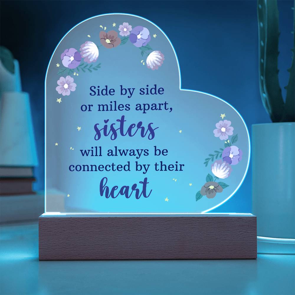Heart Shape Acrylic Stand - Glow