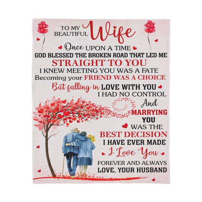 Beautiful Wife Blanket - Romantic Gift