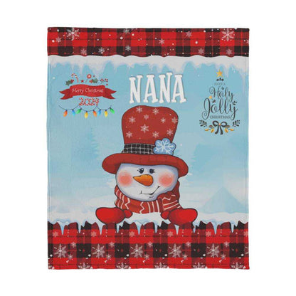 merry christmas nana blanket celebrate