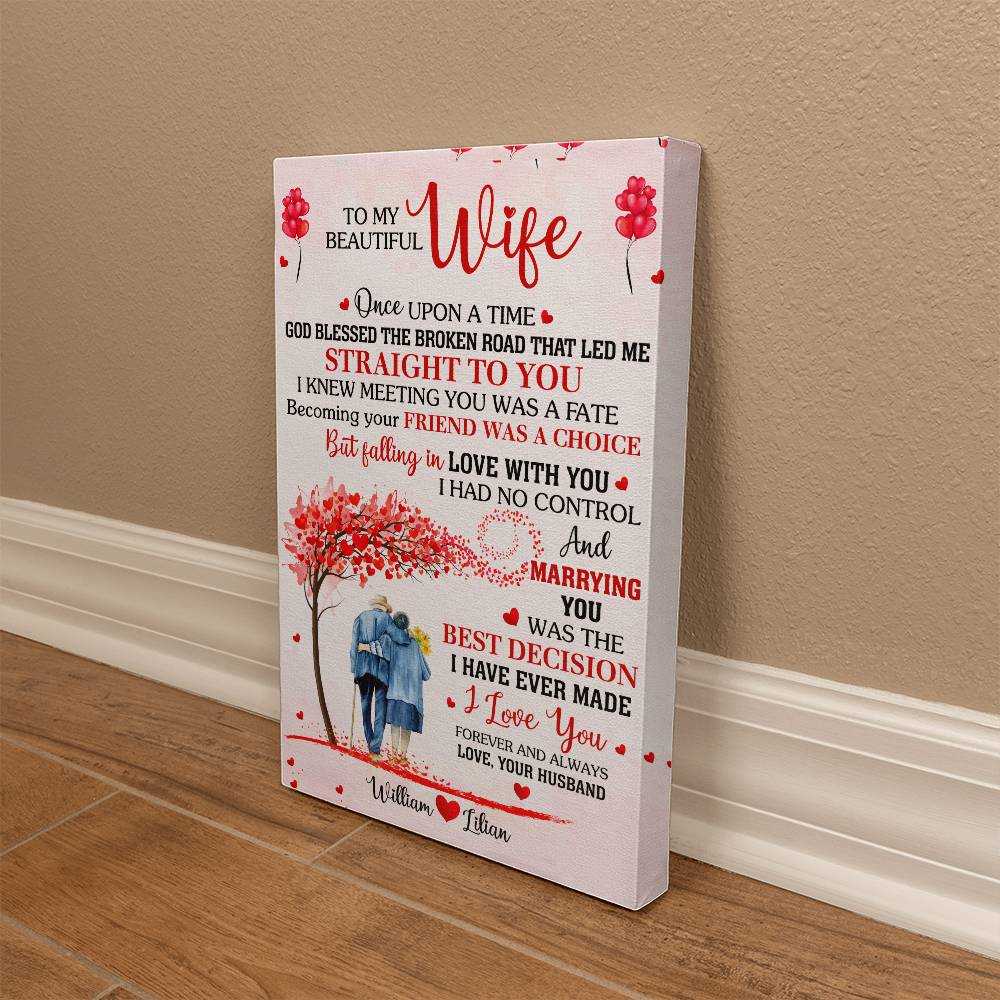 Wife - Custom Anniversary Gift - Romantic and Heartfelt Gift. Surprise your wife with heartfelt blanket. Husband to wife, expressing love, gratitude, and devotion. 