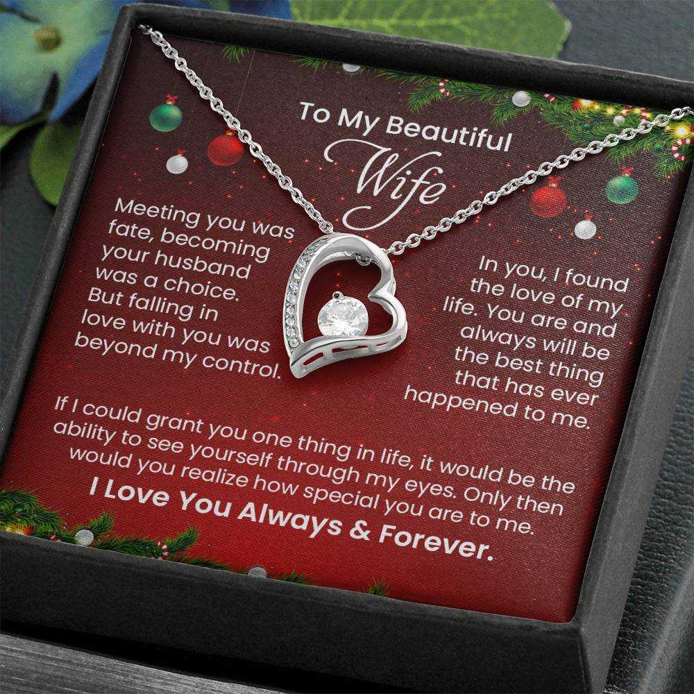 wife love necklace gift