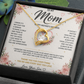 Customizable LED Necklace Gift Set for Mom | Mother's Day Heart Necklace