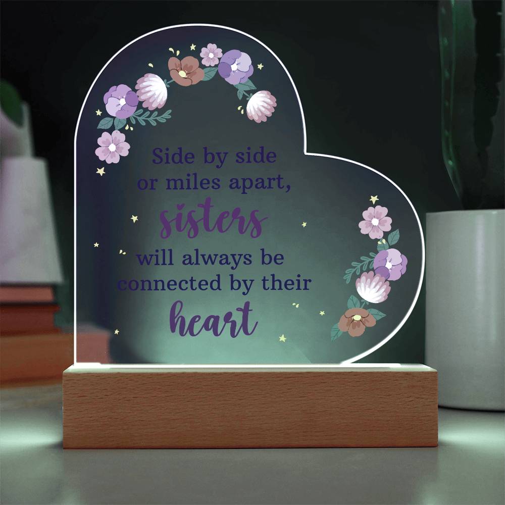 Heart Shape Acrylic Stand - Glow