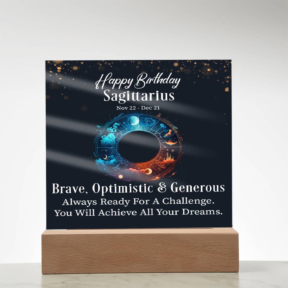 printed square acrylic plaque