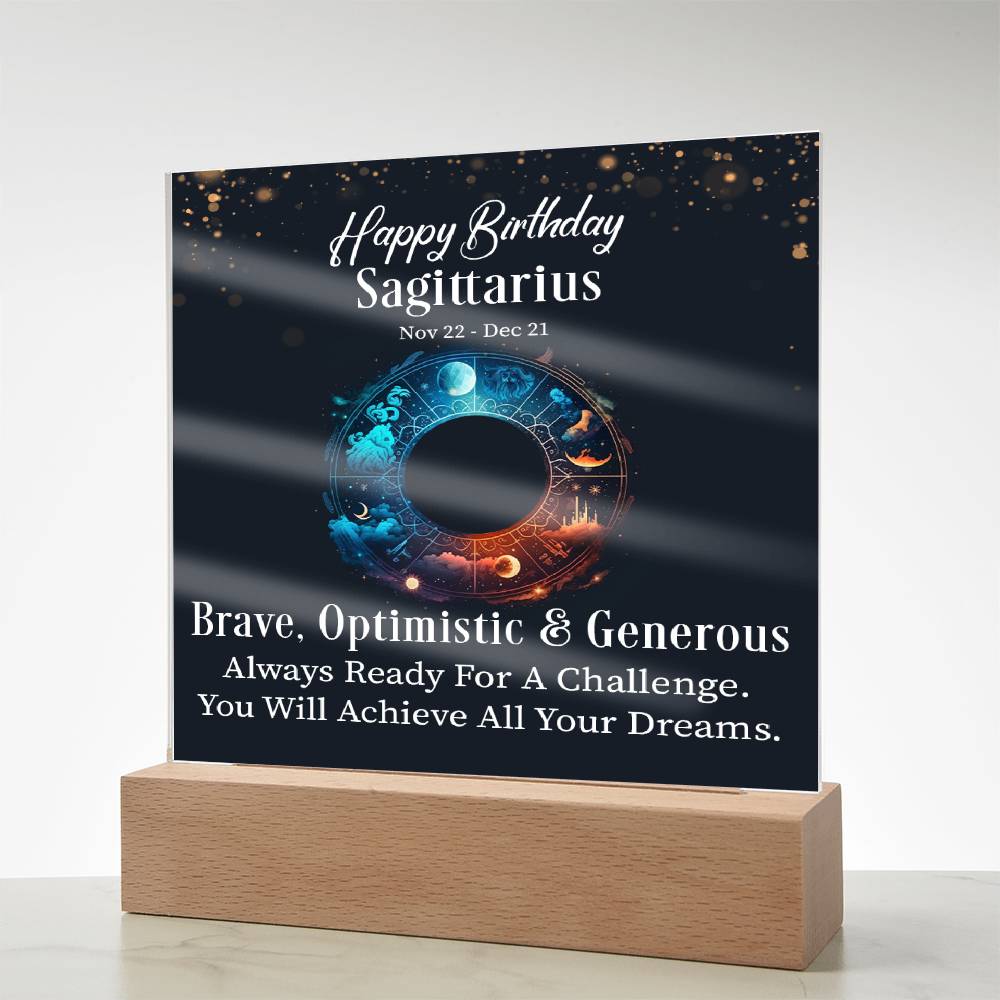 printed square acrylic plaque