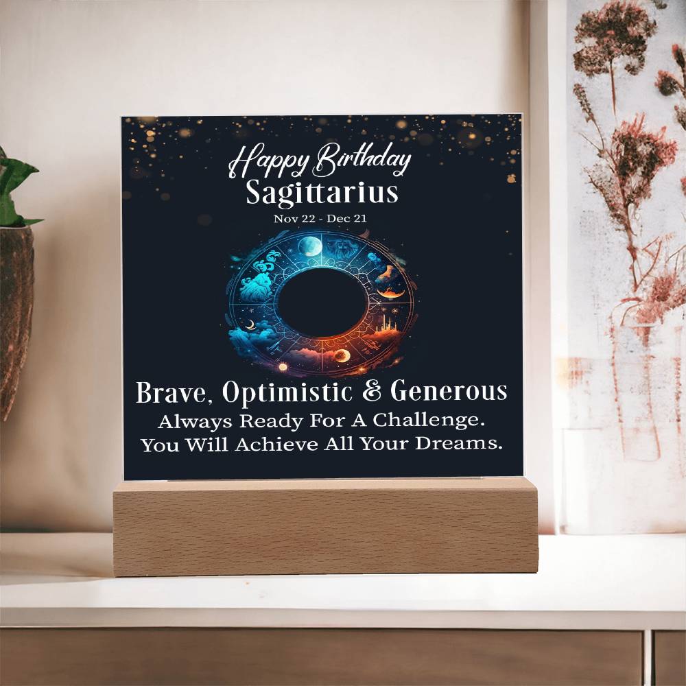 printed square acrylic plaque