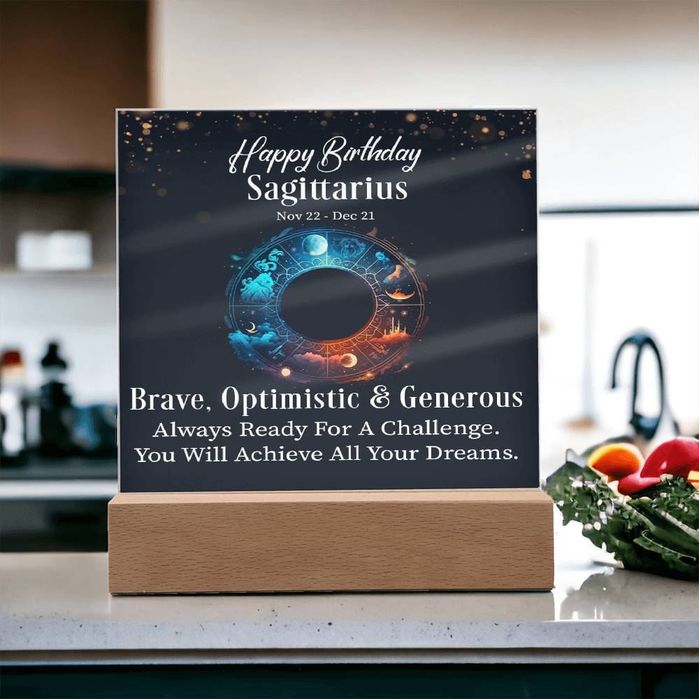 printed square acrylic plaque