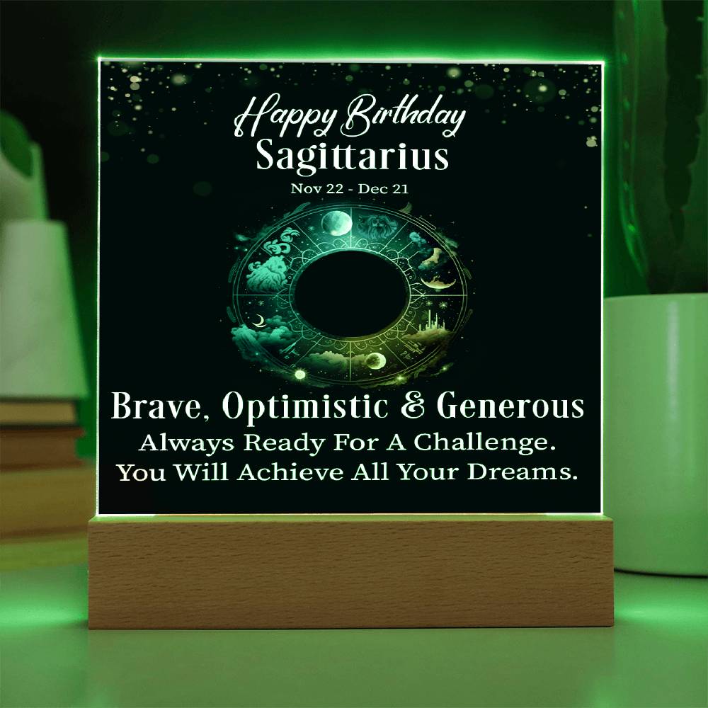 printed square acrylic plaque
