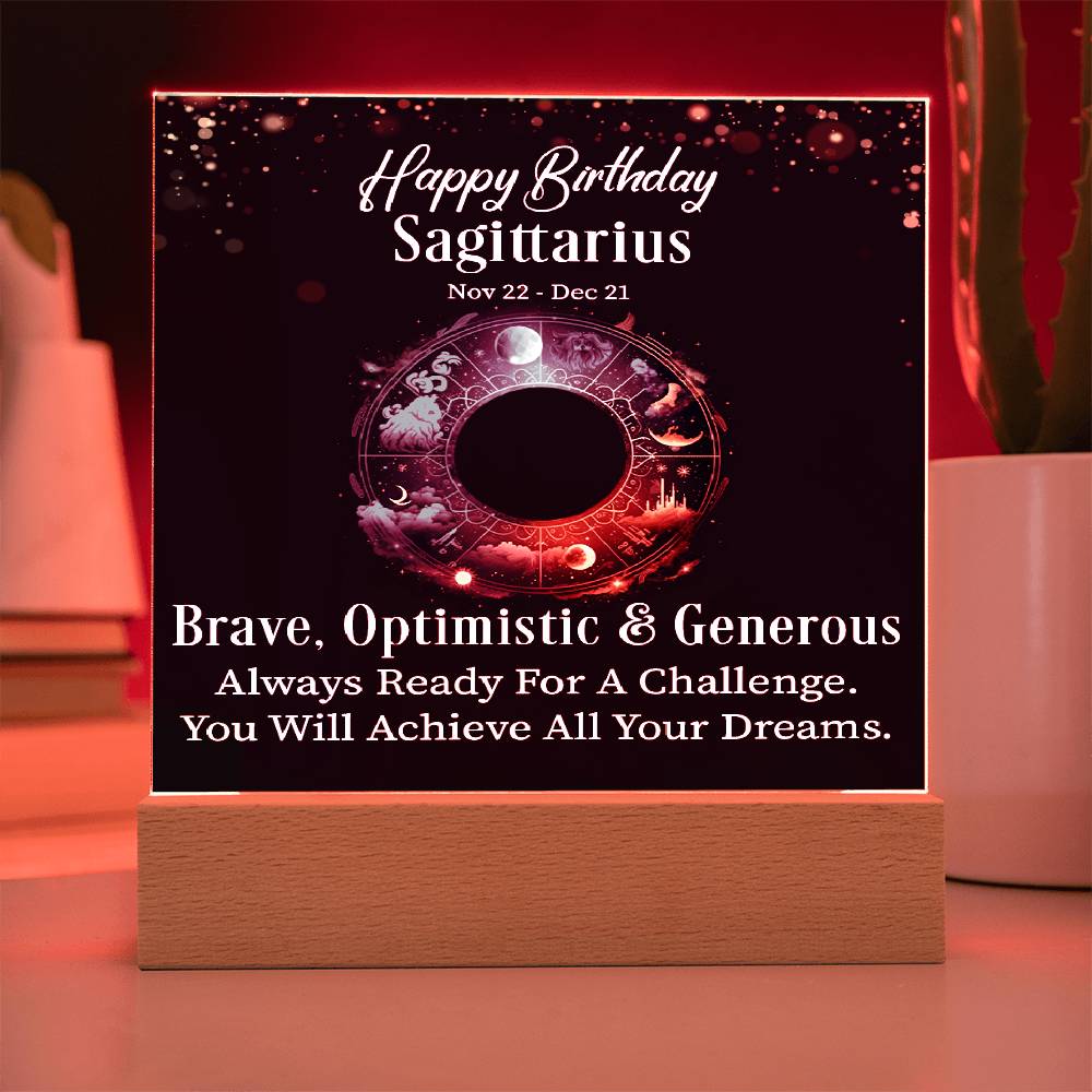 printed square acrylic plaque