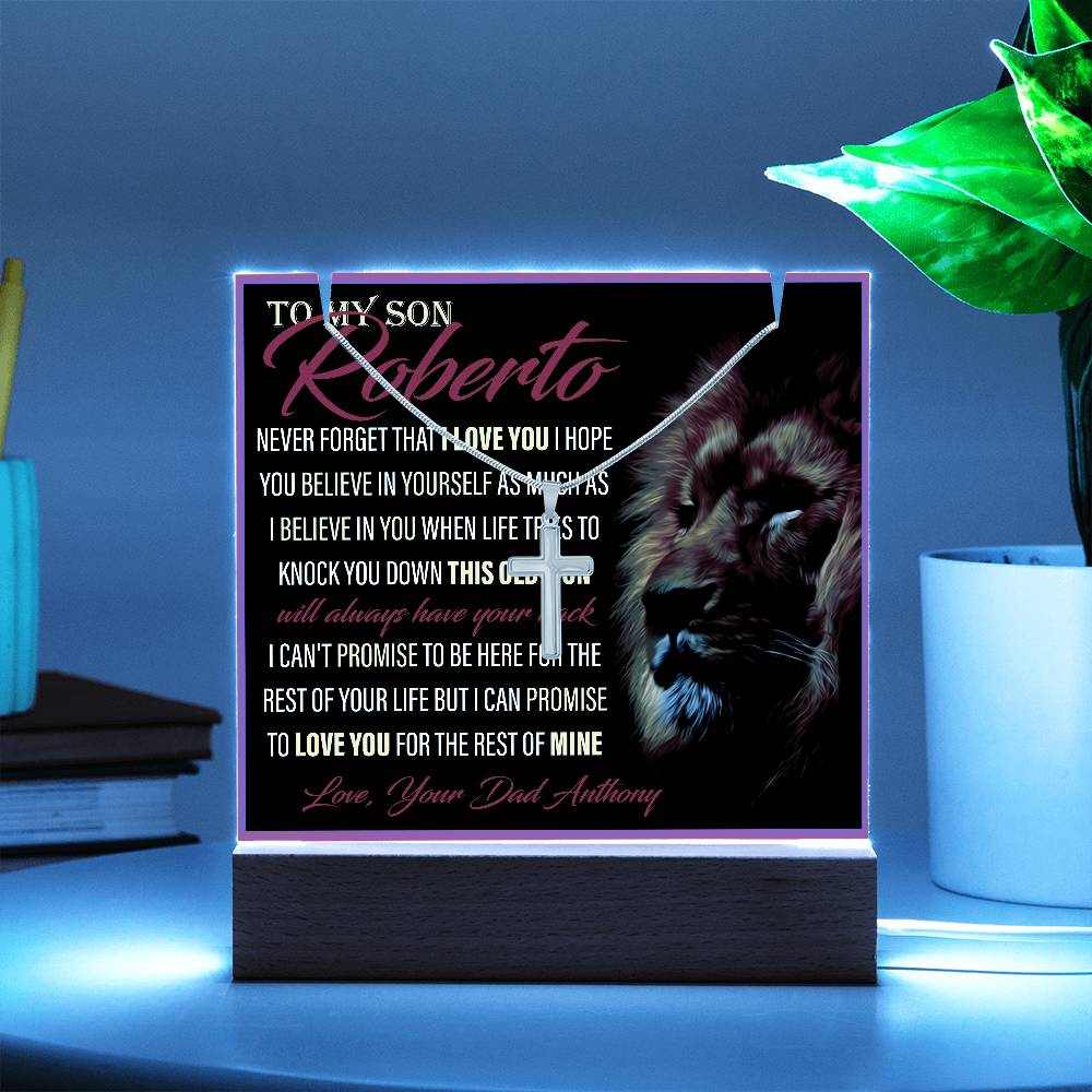 Printed Square Acrylic Plaque