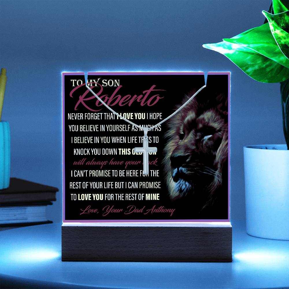 Printed Square Acrylic Plaque