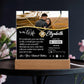 wife - Keepsake Acrylic Bundle - Night Light Stand - Keepsake Memory - Music code gifts - Romantic gift - Love Expression - Ambient Relax Atmosphere