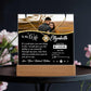 wife - Keepsake Acrylic Bundle - Night Light Stand - Keepsake Memory - Music code gifts - Romantic gift - Love Expression - Ambient Relax Atmosphere