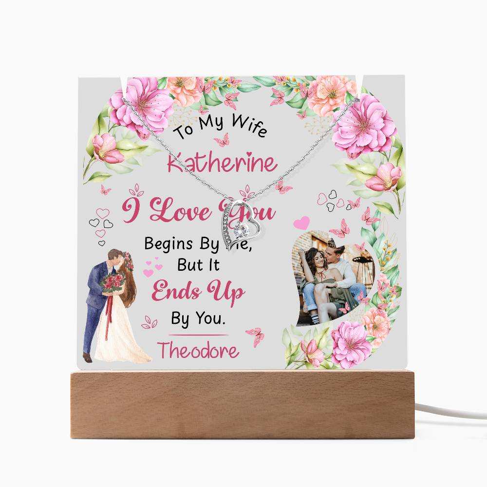 love - Acrylic Night Light Stand