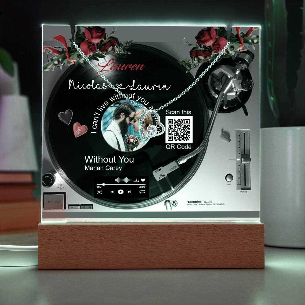 Music QR code Night Stand