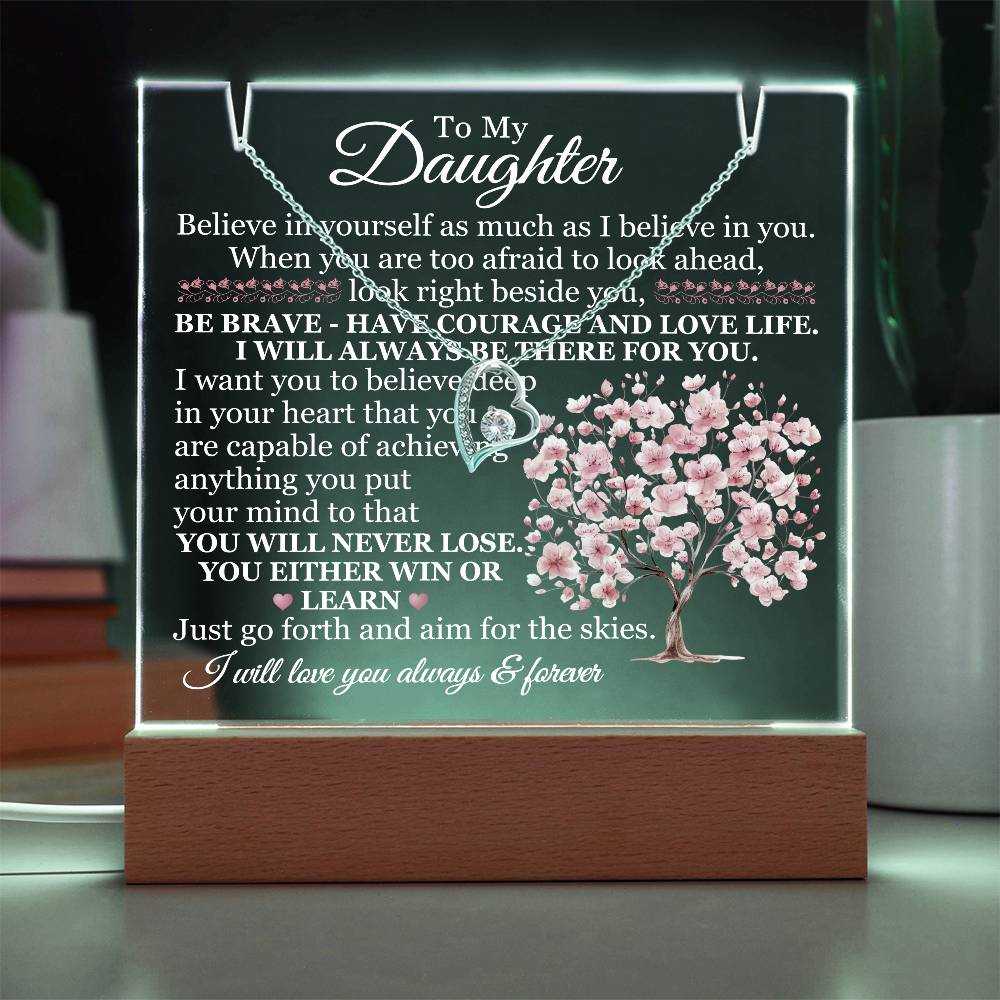 Daughter - Inspirational Acrylic Keepsake