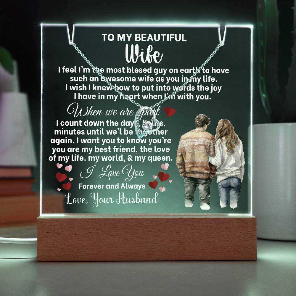 Beautiful Wife - Heartfelt Acrylic Keepsake