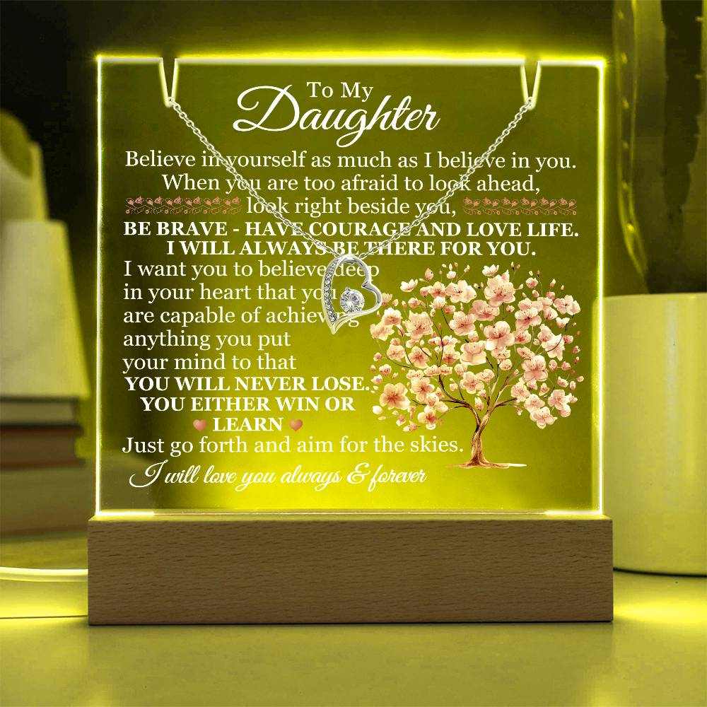 Daughter - Inspirational Acrylic Keepsake