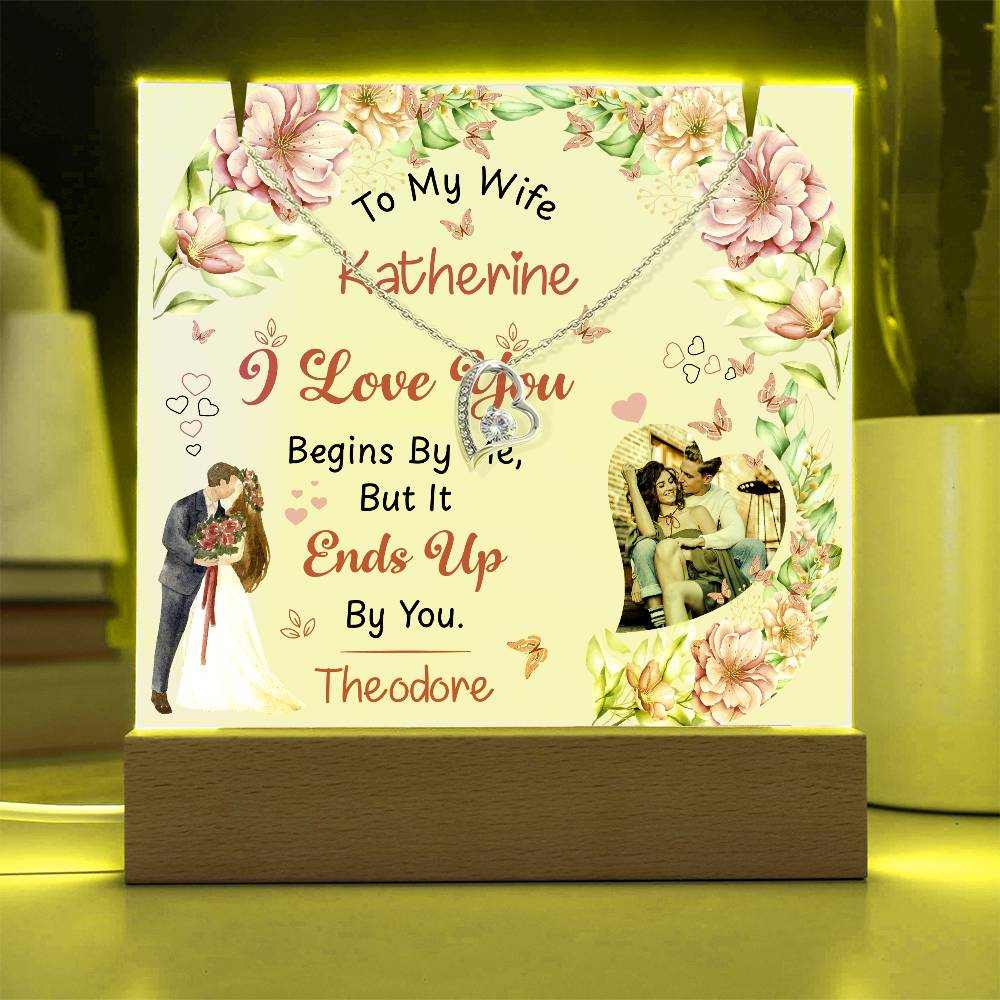 love - Acrylic Night Light Stand